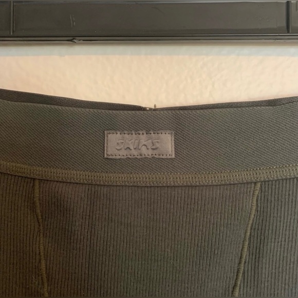 Skims Deep Sea Cotton Rib Set -Legging / Tank - Picture 5 of 12